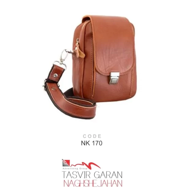 کیف دوشی تبلیغاتی چرم مردانه کد NK170