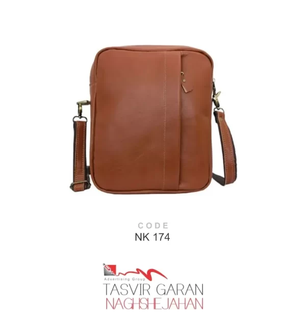 کیف دوشی تبلیغاتی چرم مردانه کد NK174